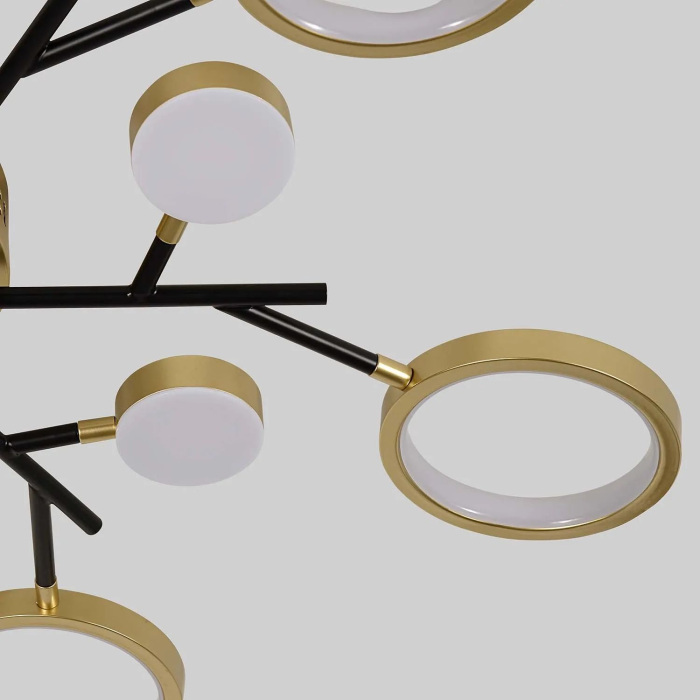 Потолочная люстра на штанге светодиодная с ПДУ F-Promo 4686-13C