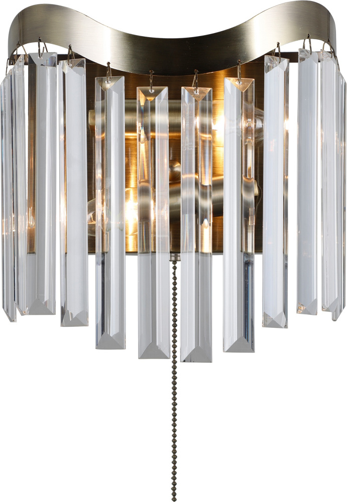 Бра хрустальное с выключателем Moderli V10764-2W_MD