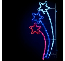 Светодиодная Консоль Три кометы 70 x 150 см, Триколор, 220В SKL8-220RBW