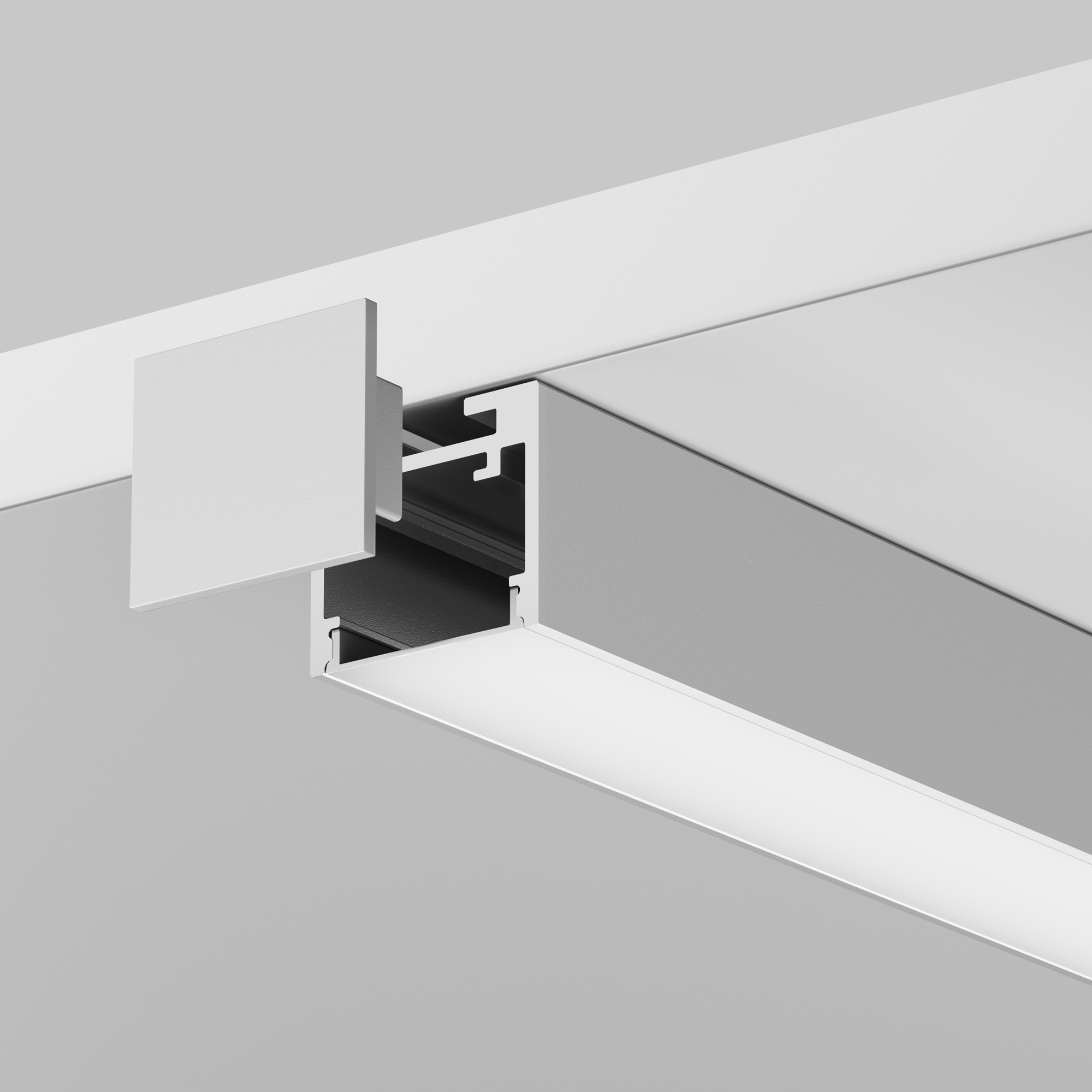 Комплект заглушек (для профиля 25?22) 2 шт., ALM-2522-S-EC 642065 Maytoni 642065_MY