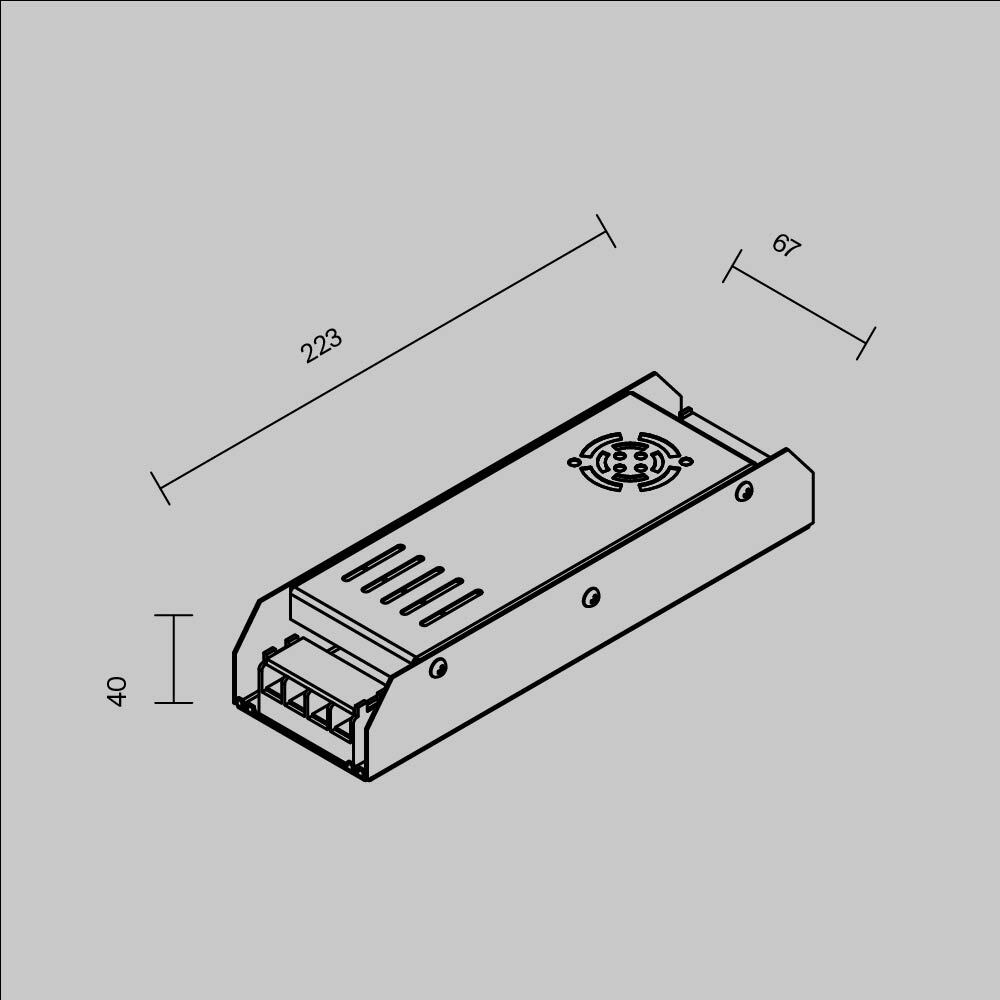 Блок питания Maytoni 24В 300Вт IP20 811004 811004_MY