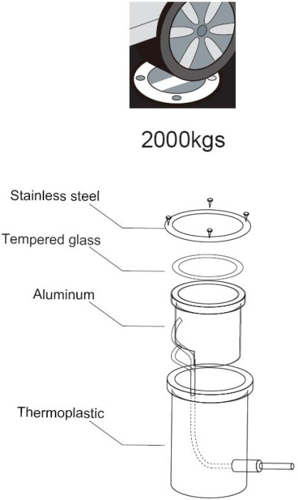 Встраиваемый круглый светильник уличный IP67 Oasis Light 73202A SS_OL
