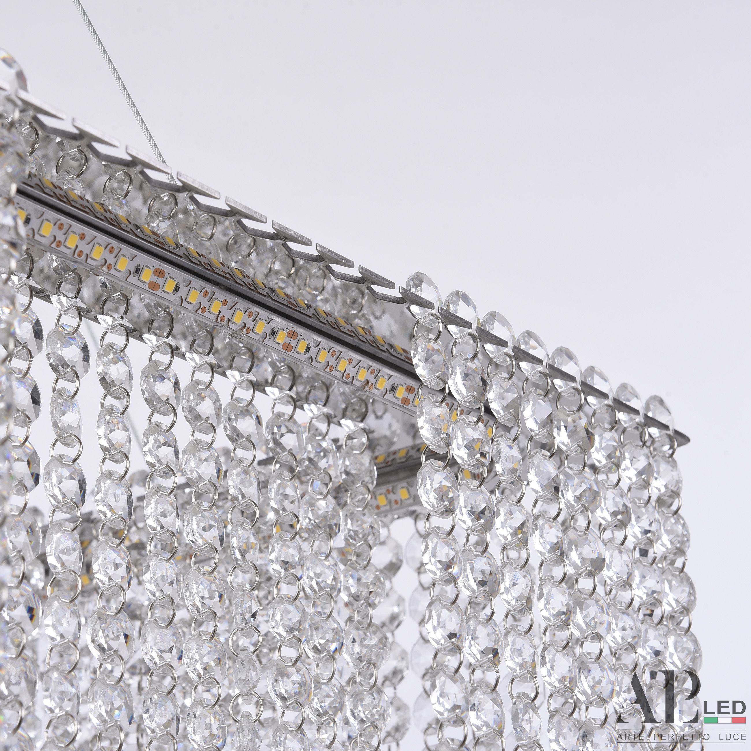 Хрустальная люстра APL LED Sicilia SH04.71.A.Ni.4000_BI