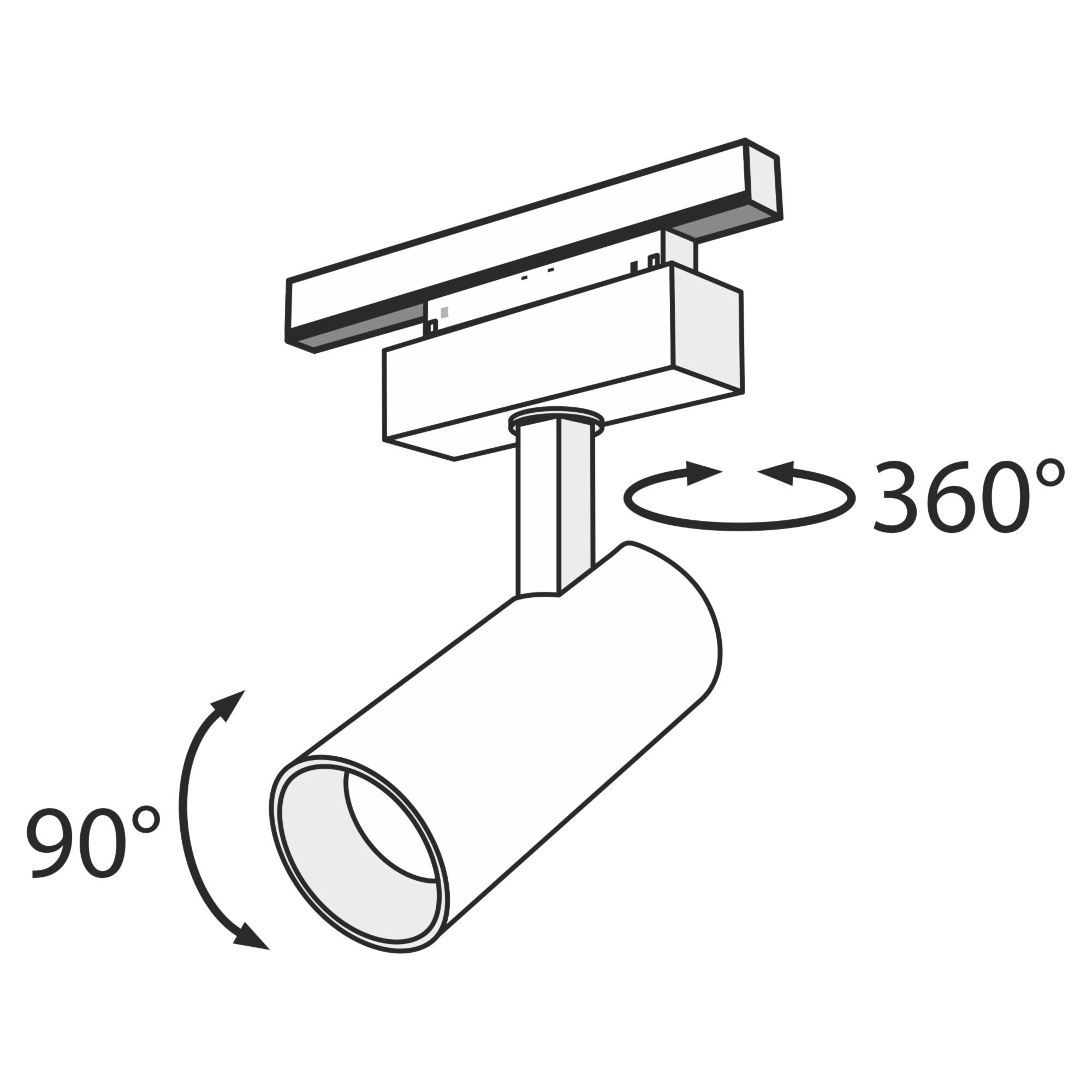 Трековый светильник Maytoni Track lamps TR019-2-15W3K-B_MY