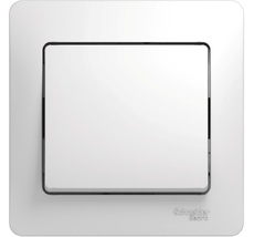 Выключатель встраиваемый одноклавишный (белый) Systeme Electric GSL000112