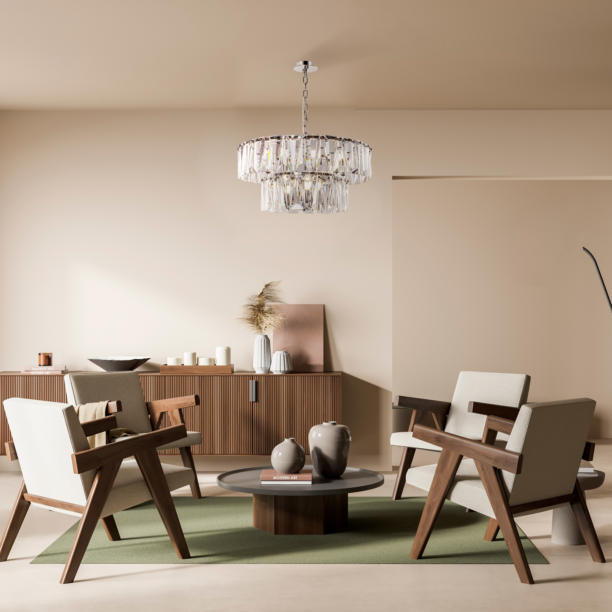 Подвесная люстра Maytoni Puntes MOD043PL-12CH_MY