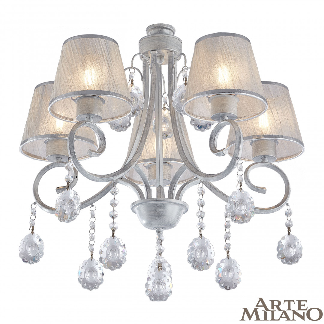 Подвесная люстра Arte Milano Amalfi 337146/5 WT+SL