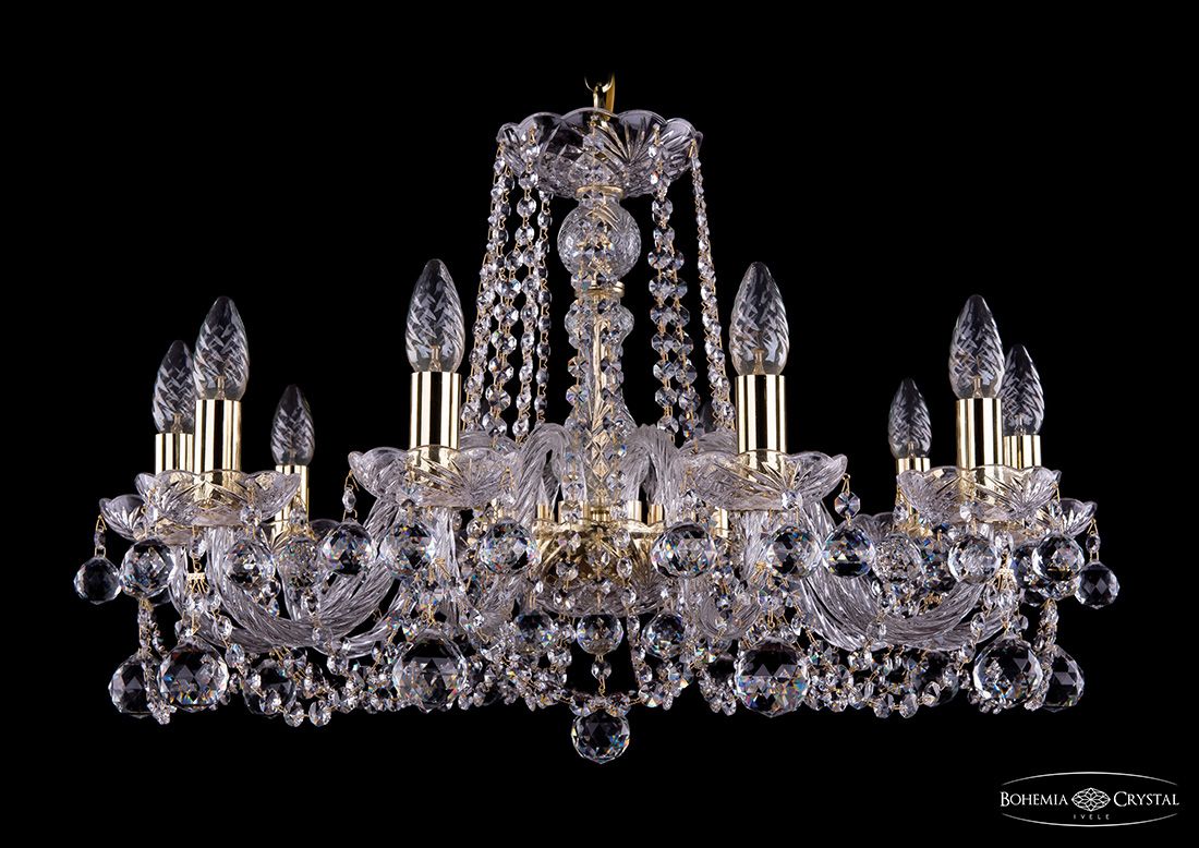 Хрустальная люстра Bohemia Ivele 1402/10/240 G Balls_BI