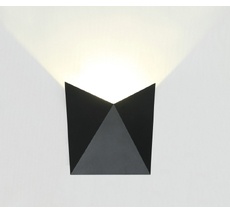 Настенный светильник квадратный ip54 влагозащищенный светодиодный Imex IL.0014.0010 BK_IM