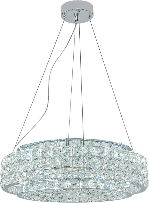 Подвесной хрустальный светильник LED (12044/A/1P Chrome) Indigo V000100L