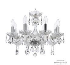Хрустальная люстра Bohemia Ivele Crystal 117/8/165 Ni_BI