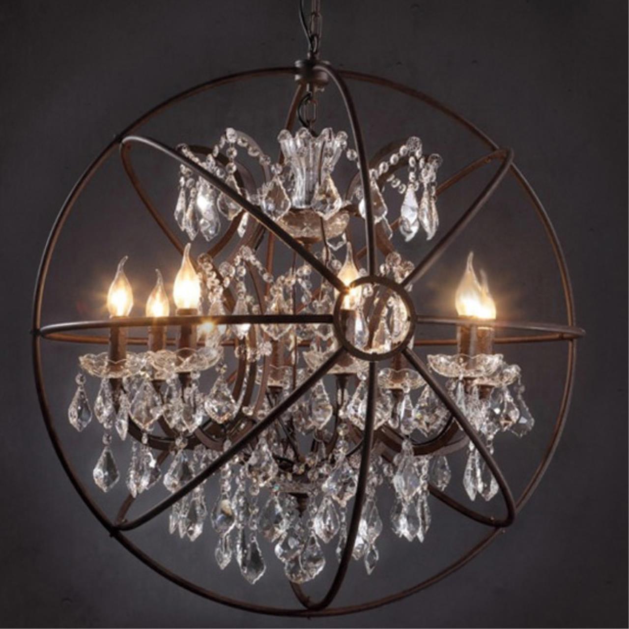 Подвесная люстра Loft IT Foucaults orb crystal LOFT1897/6_LF