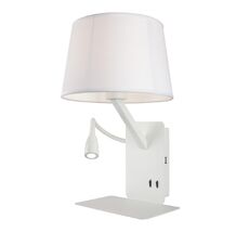 Бра на гибкой ножке для чтения с полкой Omnilux OML-62801-02