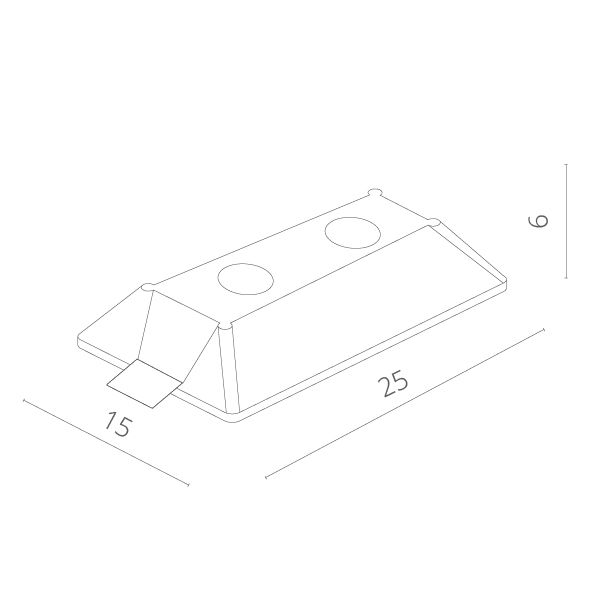 Встраиваемый светильник ArteLamp Врезной Invisible A9214PL-2WH