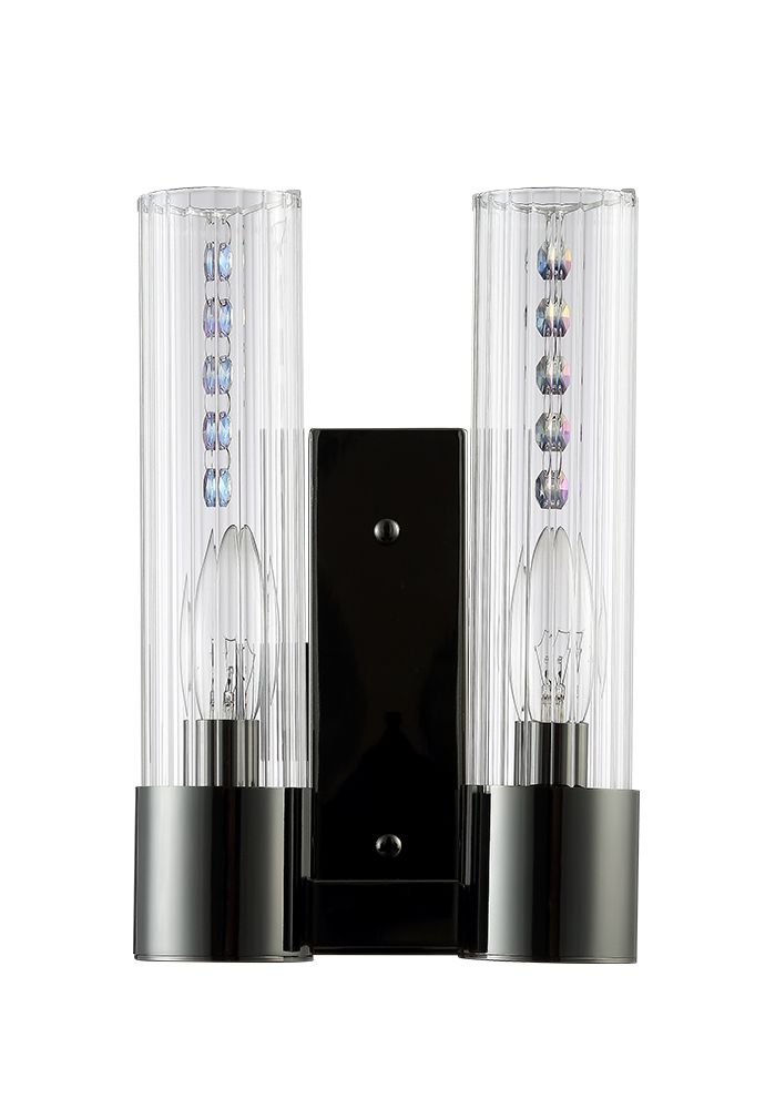 Бра Crystallux OTONO OTONO AP2 BLACK CHROMIUM/TRANSPARENTE_CR