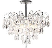 Потолочная люстра хрустальная на штанге Е27*60W Escada 682/6PL Chrome_ESC