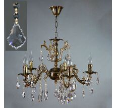 Хрустальная люстра Ambiente Ambient 2118/5 PB Leaf crystal_BZ