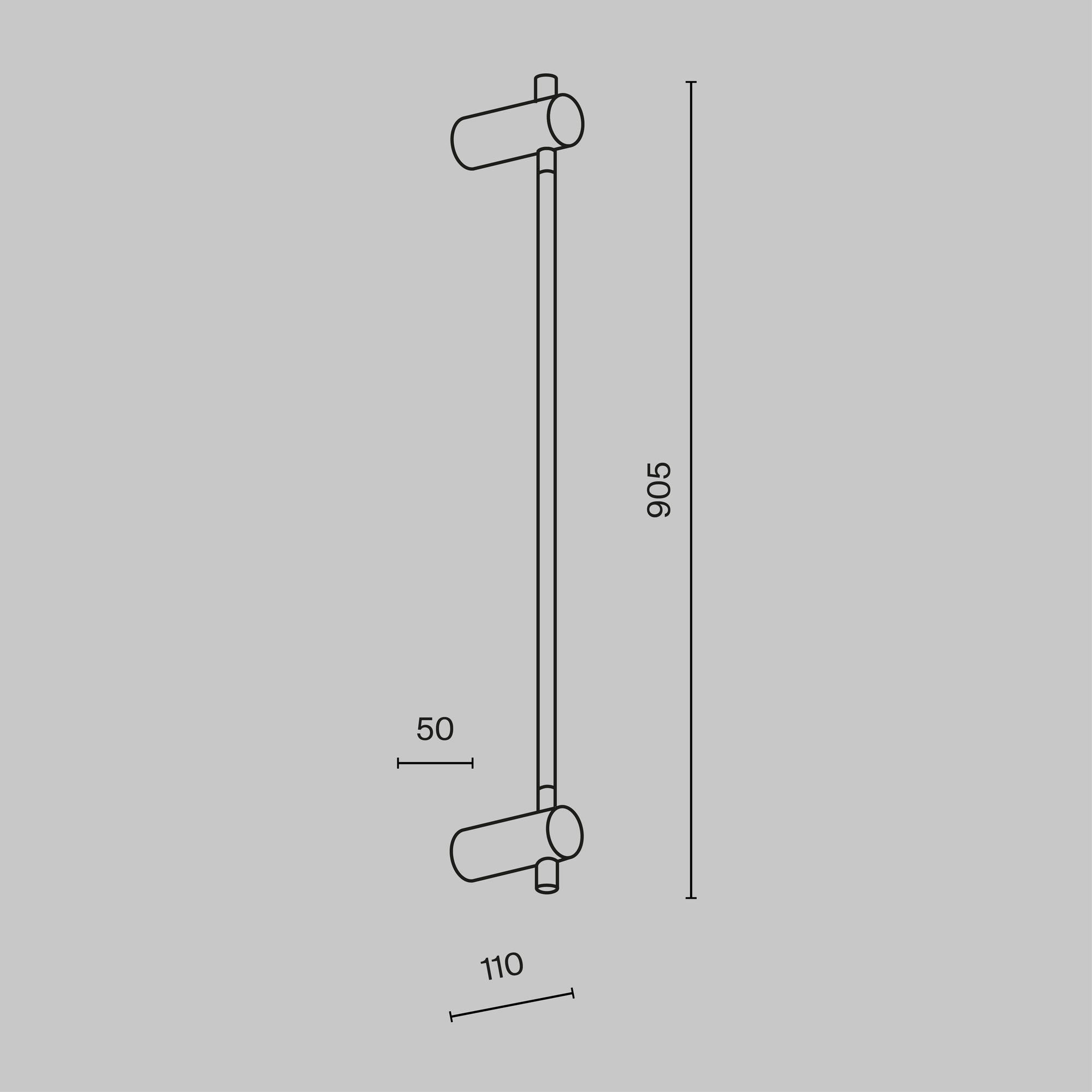 Настенный светильник Maytoni (бра) Rotta MOD413WL-L8B3K_MY