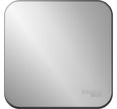 Выключатель накладной одноклавишный (алюминий) Systeme Electric BLNVA101013