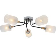 Люстра потолочная накладная с матовым плафоном Escada 2101/5P_ESC