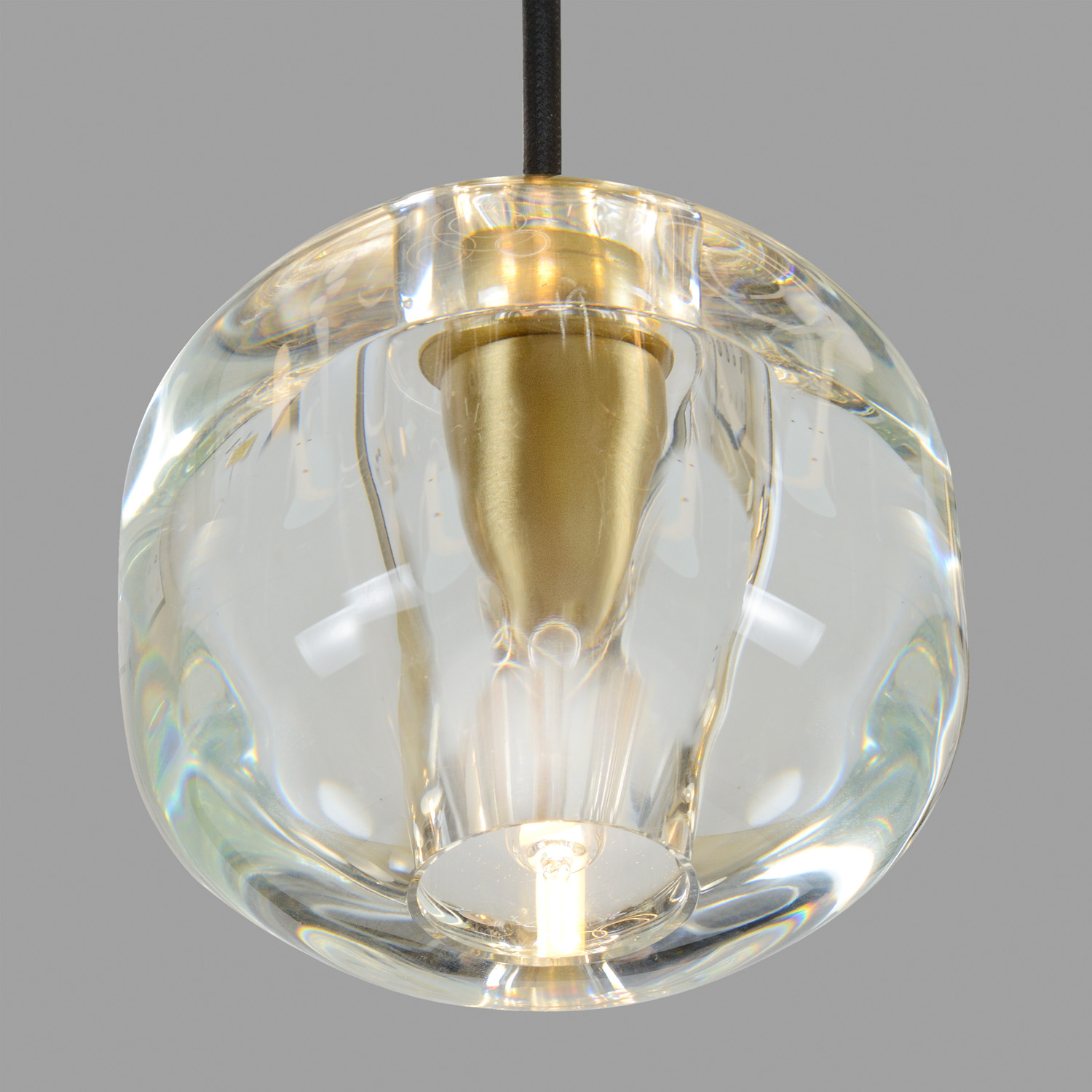 Подвесной светильник Belfast Pansy 6214-1 BR CL_BF