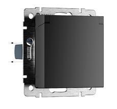 Розетка влагозащ. с зазем. с защит. крышкой и шторками N Werkel a069582_WR