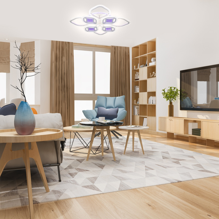 Потолочная люстра (+ночной режим) с пультом 10265/8 LED*150W Escada 10265/8LED_ESC