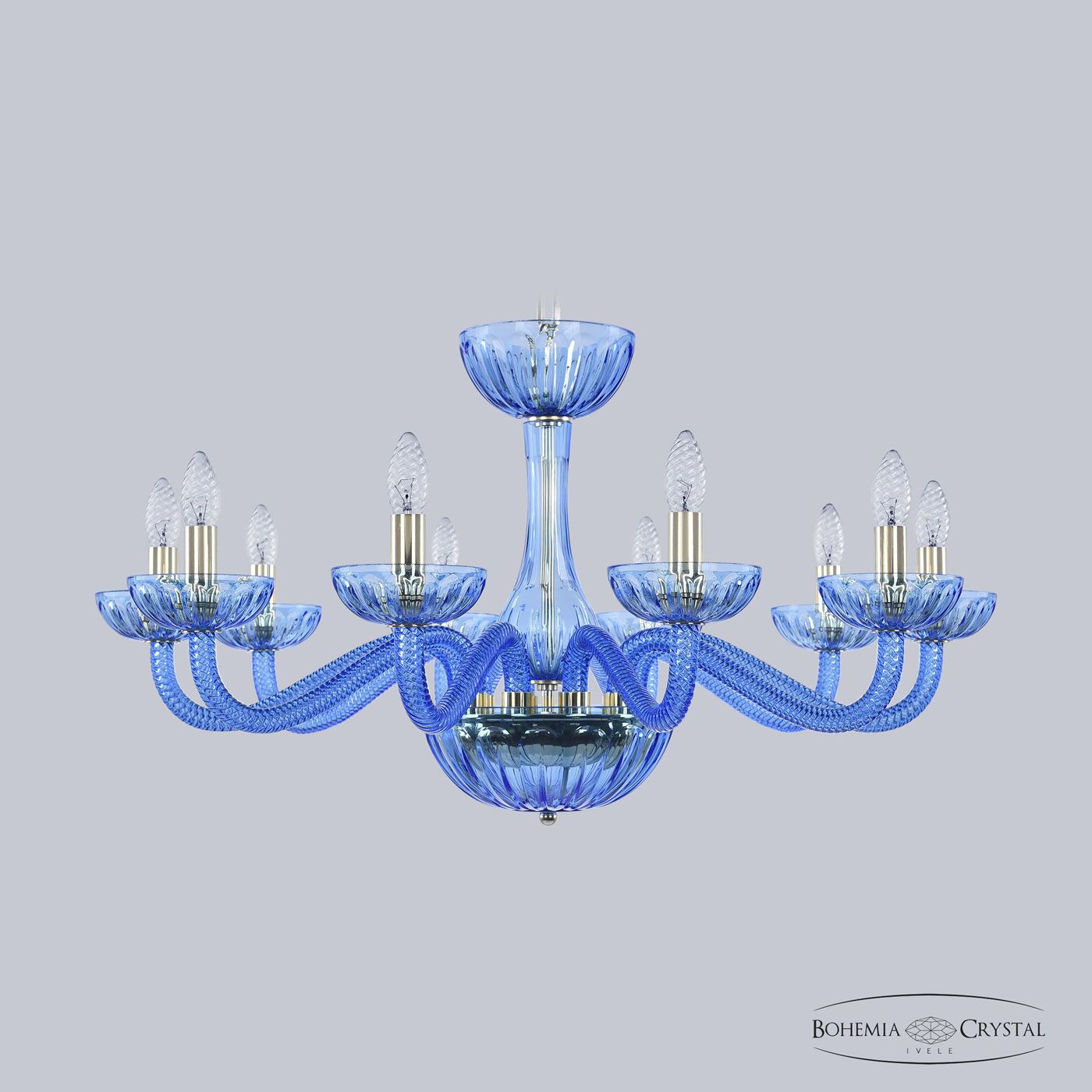 

Подвесная люстра Bohemia Ivele Aquamarime 1311/10/300 G Aq/Aquamarine/M-1H, 1311/10/300 G Aq/Aquamarine/M-1H