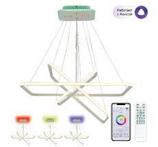Подвесная люстра CitiLux Неон Смарт CL731AK110E
