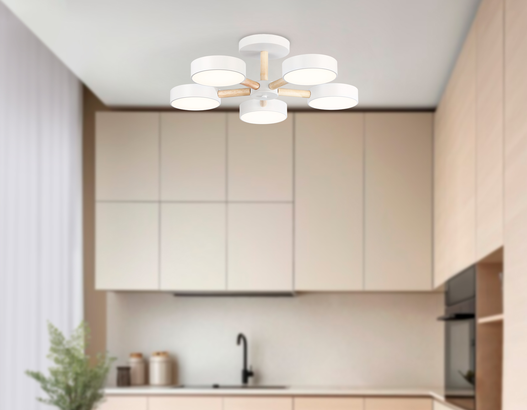 Потолочная люстра с пультом Ambrella Light COMFORT FL4825_AMB