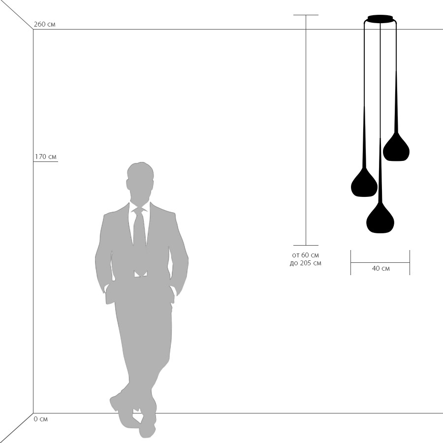 Подвесная люстра LightStar Forma 808230_LS