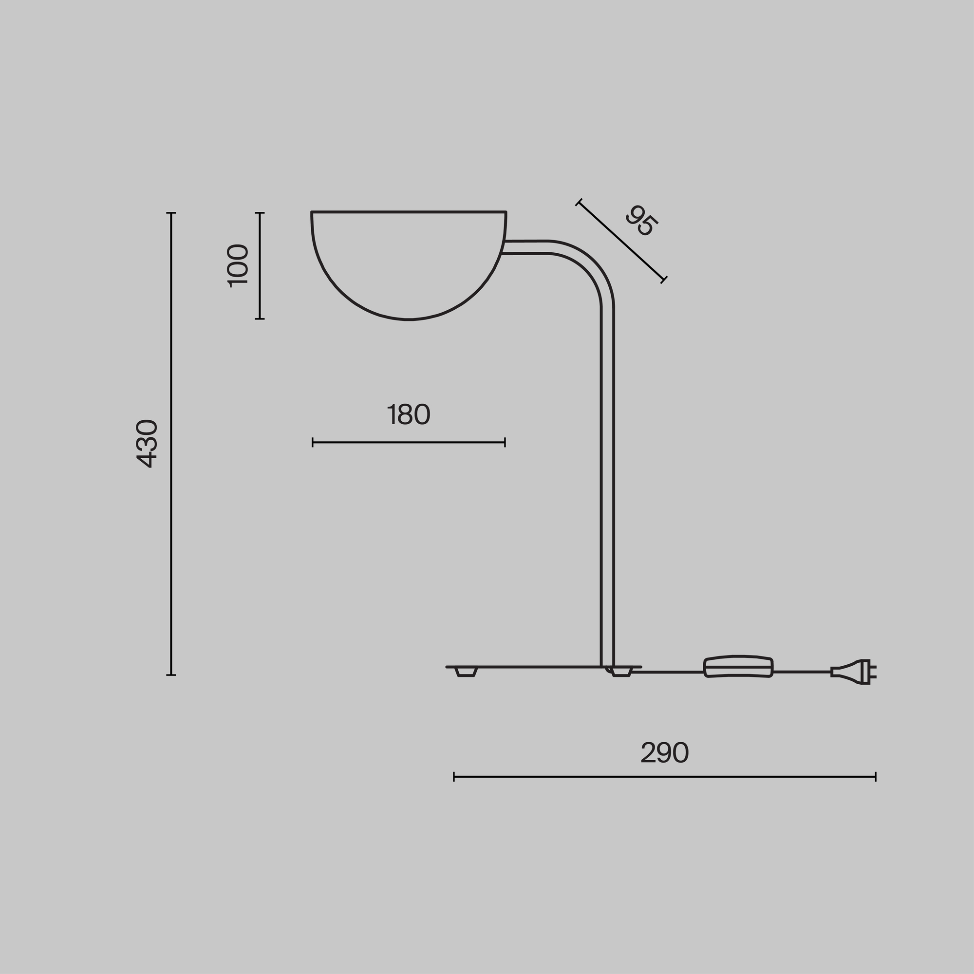 Настольная лампа Maytoni Mollis MOD126TL-01B_MY