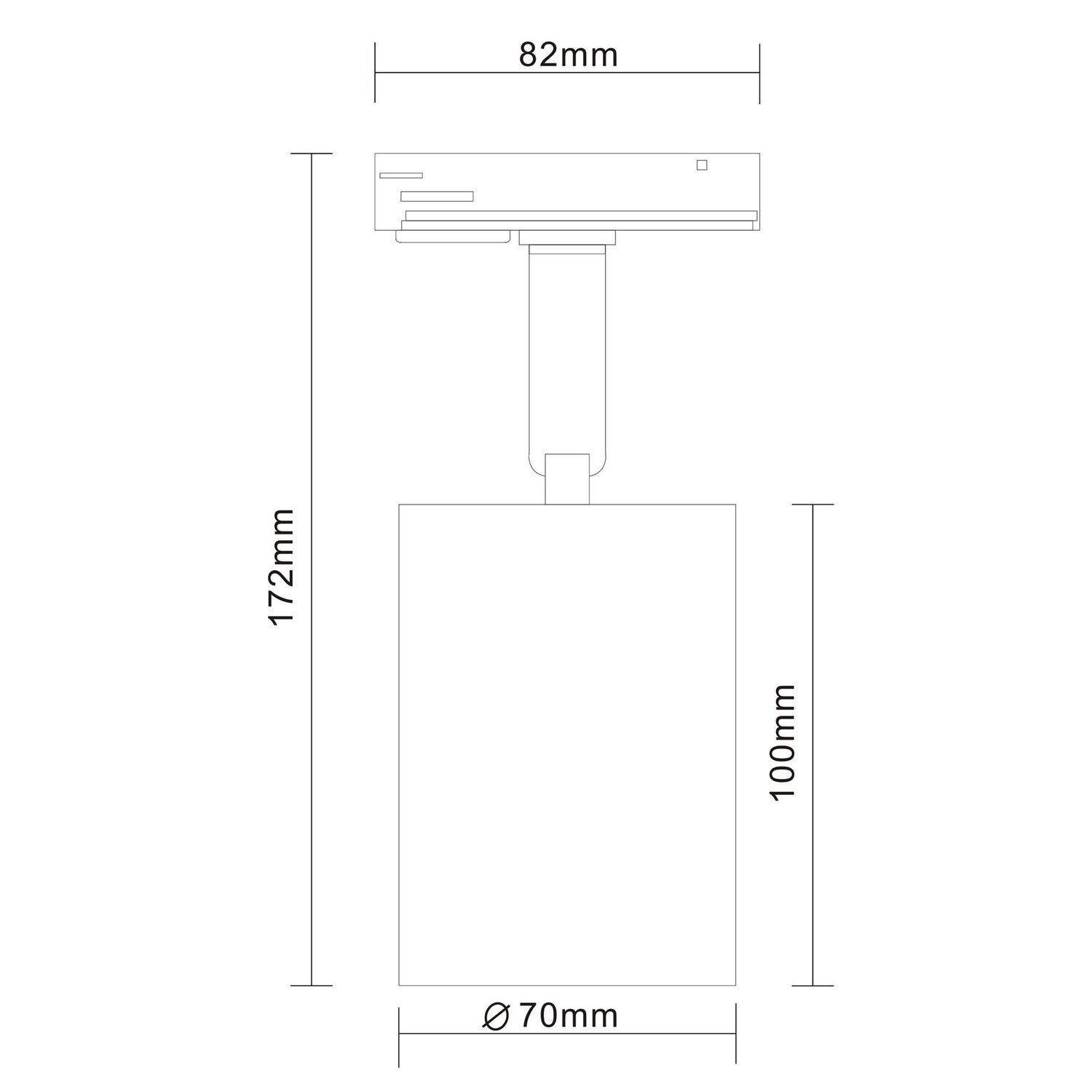 Трековый светильник ST Luce FUNCZIONALE ST302.506.01