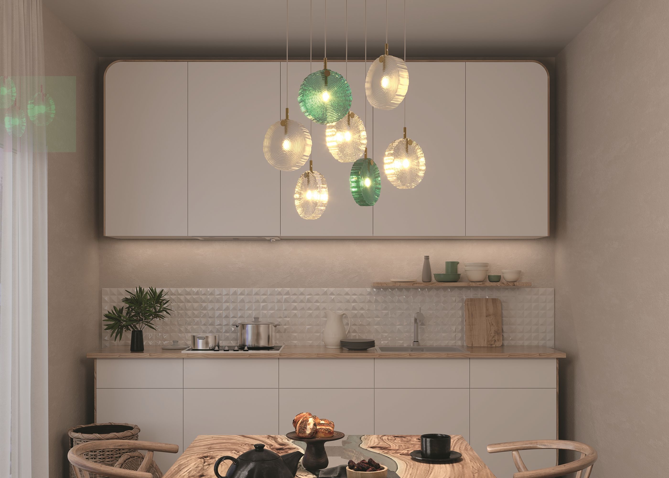 Подвесной светильник Maytoni Frozen MOD254PL-07BS_MY