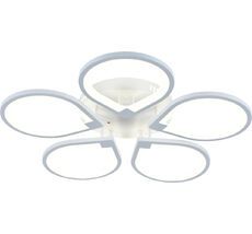 Потолочная люстра светодиодная с пультом регулировкой цветовой температуры и яркости ночным режимом Escada 10217/5LED_ESC