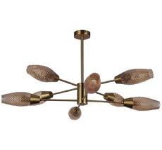 Потолочная люстра на штанге 10165/8PL E14*60W Escada 10165/8PL Copper_ESC