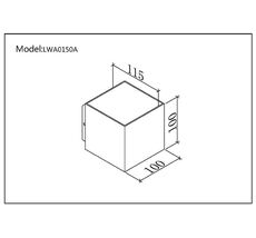 Настенный светильник DesignLed LWA0150A-WH-WW 00-00002808_SW