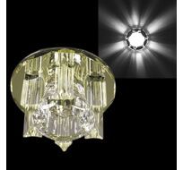 Точечный светильник круглый Sneha 2020/B G9 CR+YL_SN