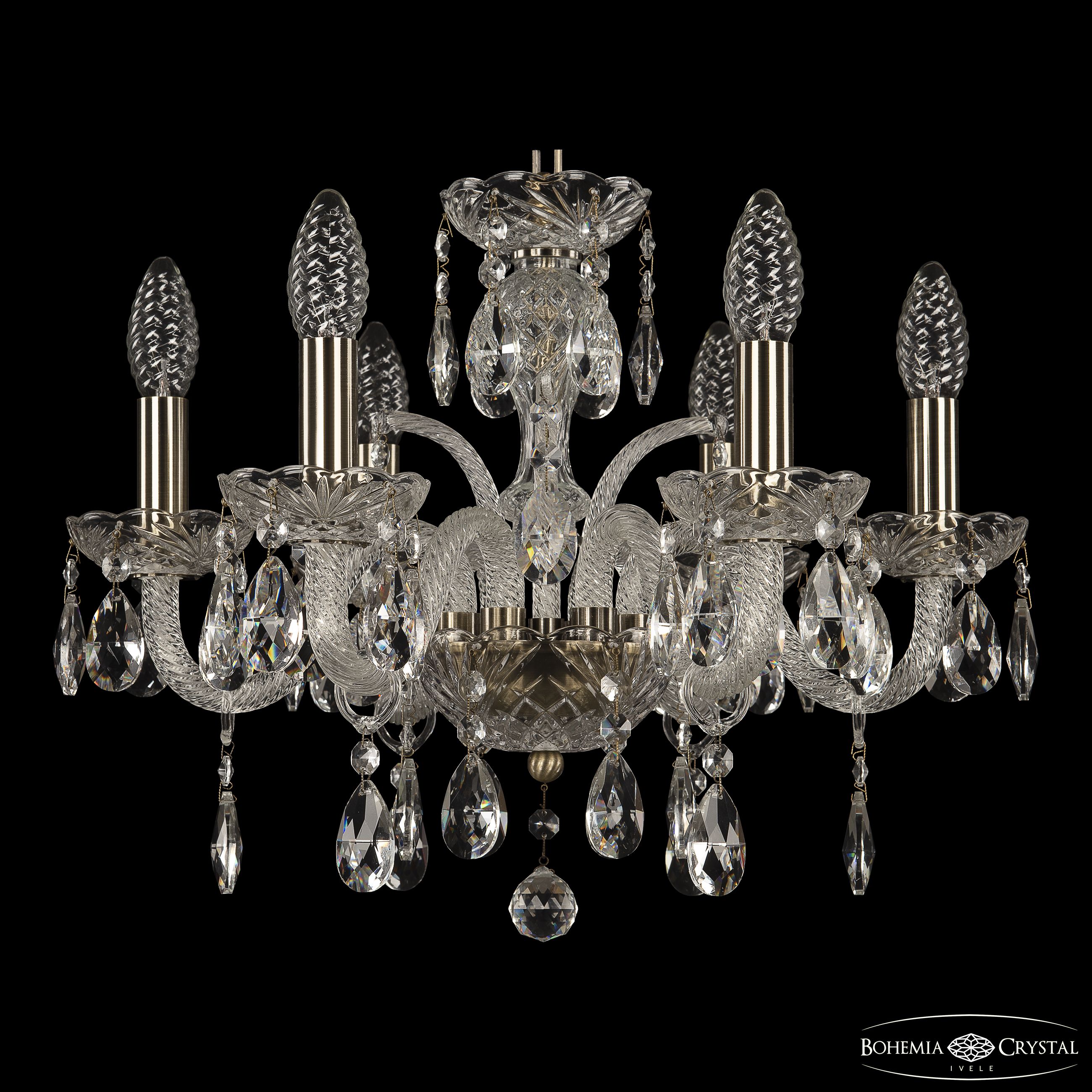 Хрустальная люстра Bohemia Ivele Crystal 118/6/141 Pa_BI