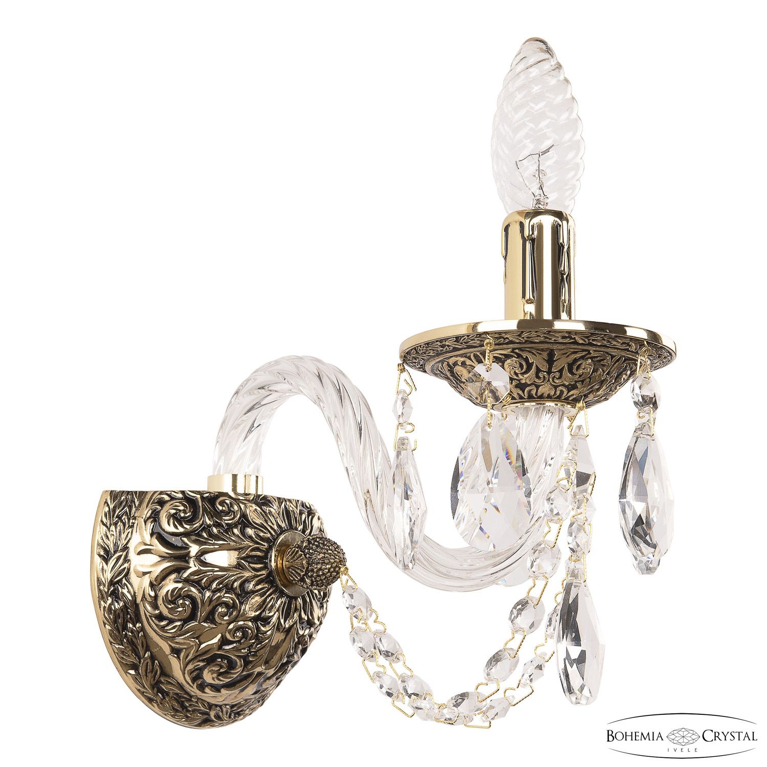 

Бра Bohemia Ivele Crystal 16202B/1/141 GB, 16202B/1/141 GB