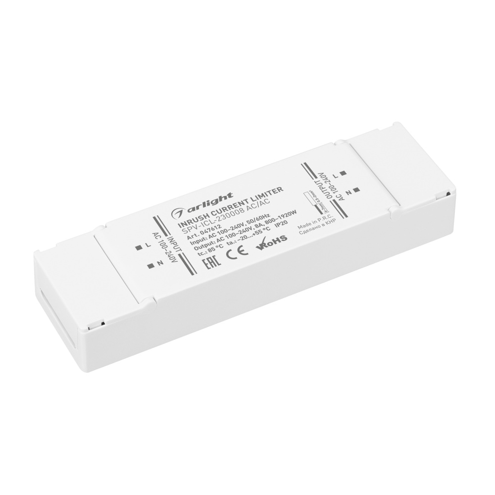 Ограничитель пускового тока SPV-ICL-230008 AC/AC (100-240V, 8A) ( Arlight 047612_ARL