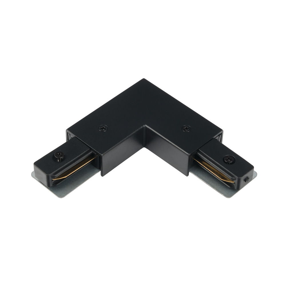 Коннектор угловой с вводом питания для накладного шинопровода MyFar MT0101-CLP-B