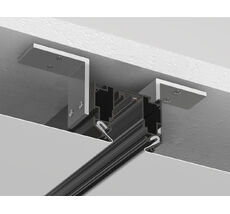 Шинопровод однофазный для монтажа в натяжной ПВХ потолок системы крепления гарпун 2 метра Magnetic SMART 220V 25mm Ambrella Light GL1017_AMB