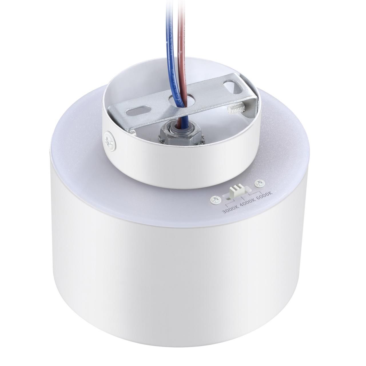 Накладной светильник Novotech светодиодный с переключателем цветовой температуры GIRO 358970