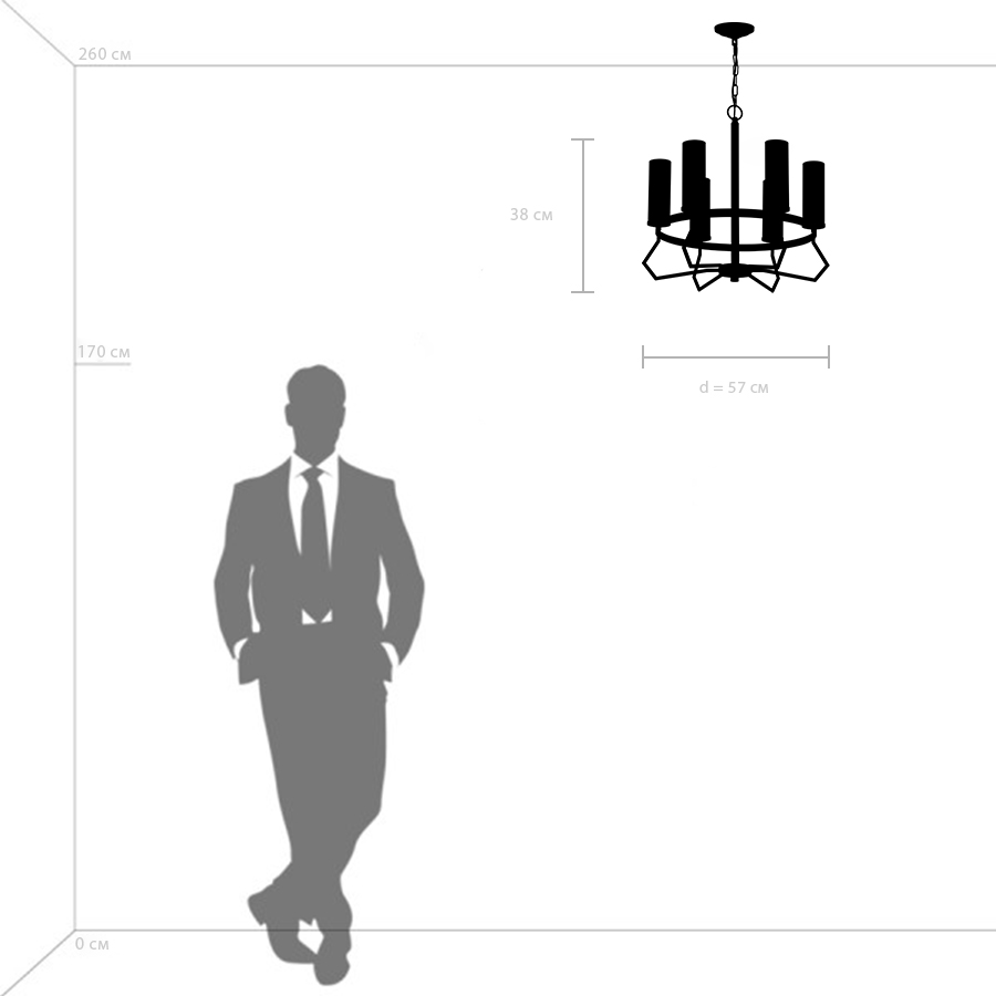 Подвесная люстра LightStar Flume 723065_LS