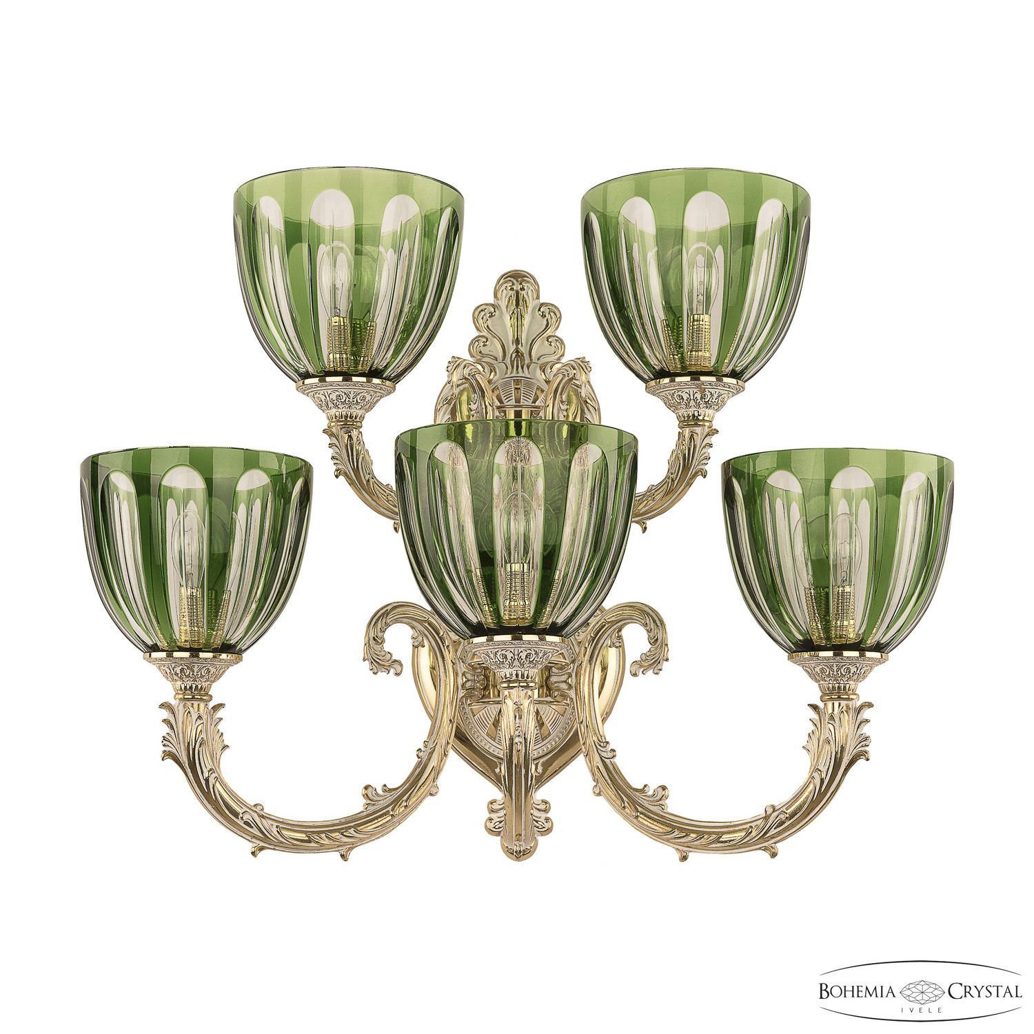 

Бра Bohemia Ivele 7109B16/3+2/210 GW P1 U Clear-Green/H-1H, 7109B16/3+2/210 GW P1 U Clear-Green/H-1H