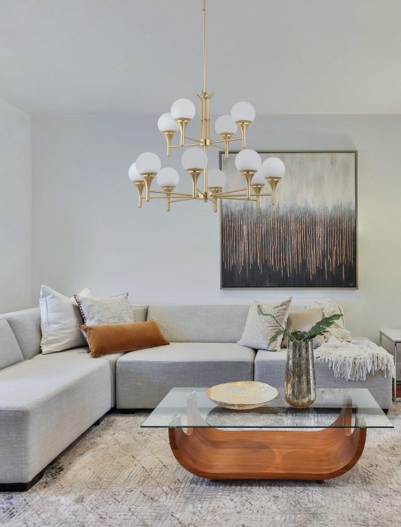 Подвесная люстра Kutek MELEZE MEL-ZW-8+4(ZM)