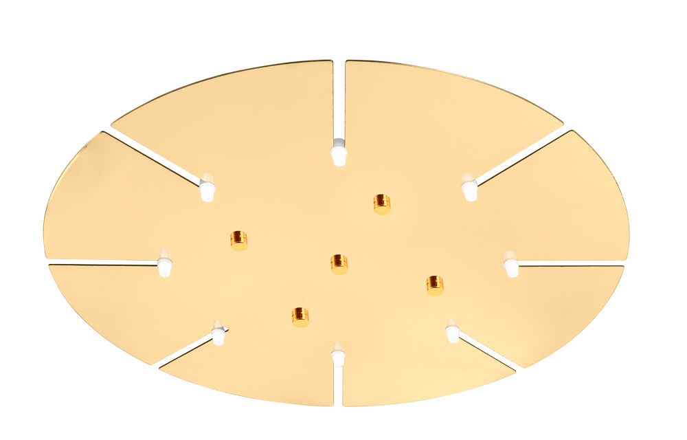 Потолочная база Crystal Lux Потолочная база D600-8 GOLD_CR