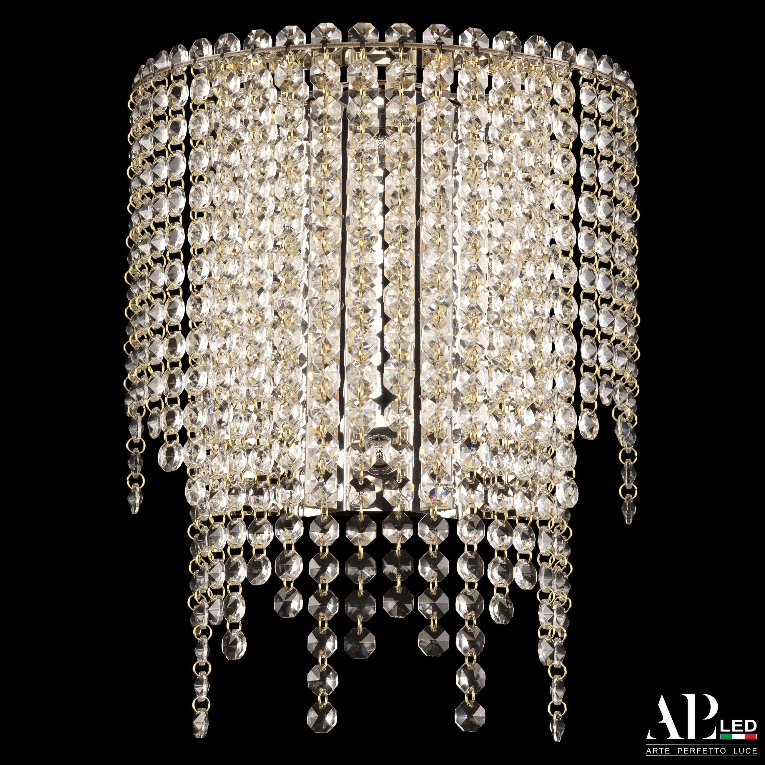 Настенный светильник APL LED Sicilia SH500.B4.25-32.B.Gd.3000_BI