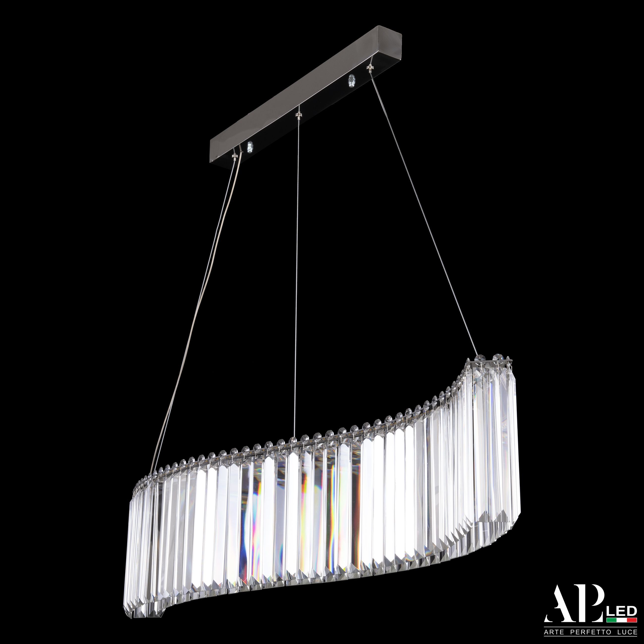 Хрустальная люстра APL LED Sicilia SH12.100.A.Ni.4000_BI
